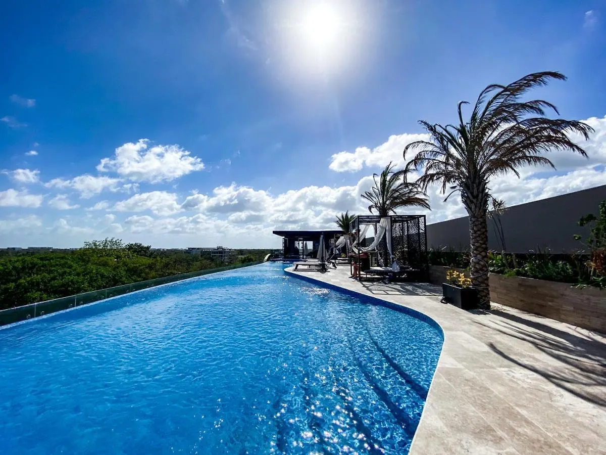 Bright Studio Ph Downtown With Private Pool And Terrace Tulum Apartment